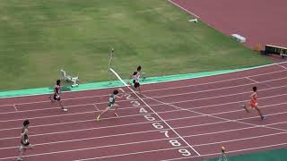 2019北九州市中学校陸上競技大会各区大会中2男子100m決勝