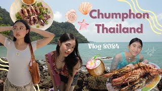 EXPLORING CHUMPHON: THAILAND’S HIDDEN GEM! (Fresh Seafood 24/7, Exotic island, Squid fishing)🌺🐚