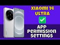 Change app permissions allow or deny || App permission settings Xiaomi 14 Ultra