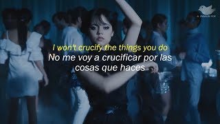 Wednesday Addams | Lady Gaga - Bloody Mary (Sub. Español + Lyrics) [VIDEO MERLINA DANCING] HD