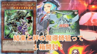 【遊戯王】結束と絆の魔導師狙ってデュエリストネクサスを１箱開封！