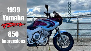 1999 Yamaha TDM 850 First Impressions Review - The First Adventure Sports Bike