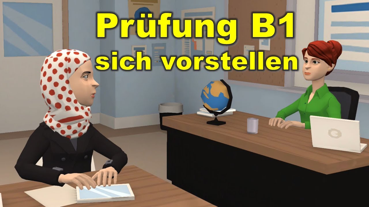 Prüfung B1 ( DTZ ) Sich Vorstellen | Sprechen Teil 1 - YouTube