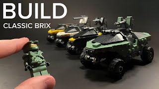 Building Halo Warthogs out of LEGO