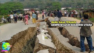 Rekaman Amatir Warga!! Detik² Terjadinya Gemp4 5,8 SR Guncang Sulawesi Utara, Bangunan Berguncang...