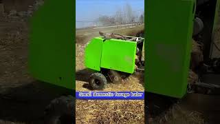 Straw Crushing and Baling Machine   #forage #cattlefarm #machine  #baler #ensilag