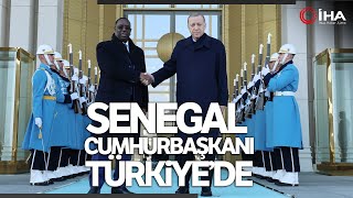 Cumhurbaşkanı Erdoğan, Senegal Cumhurbaşkanı Macky Sall’ı Resmi Törenle Karşıladı