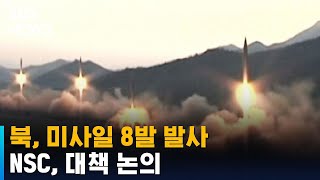 북한, 단거리탄도미사일 8발 발사…NSC, 대책 논의 / SBS