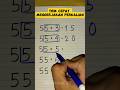 Trik Cepat Mengerjakan Perkalian #shorts #mathstricks #trikcepatmatematika