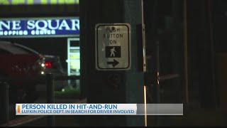 Lufkin man killed in hit-and-run crash Sunday morning