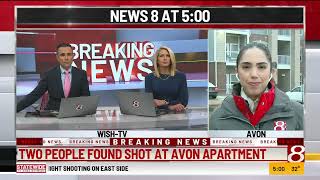 2 people found shot at Avon apartment, from News 8 at 5 p.m.