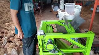 NEW COCONUT DEHUSKING MACHINE//GREEN TYPE//