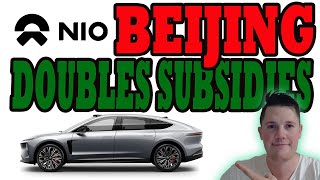 What is Coming NEXT for NIO │ BIG NEWS Beijing Doubles NEV Subsidies │ NIO Shorts Increase Premarket