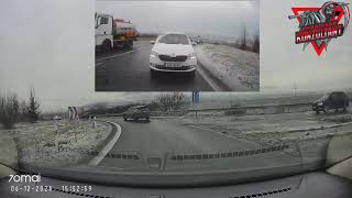 Dashcam 4/25. Vybrždění v křižovatce. Baba jedna. Cyklozmrdi. Přednost zprava nezájem. Bezohlednost.