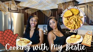 COOK WITH ME AND MY BESTIE VLOG: EPISODE ONE *real deal chefs 👩🏽‍🍳* | Kenzie Makiyah