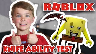 Playing Roblox With My Real Life Bffs Knife Ability Test