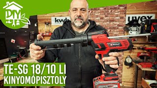 Akkumulátoros kinyomópisztoly! TE-SG 18/10 Li  | Green Cottage DIY