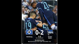 Hamburg 0-2 Hertha Berlin n 2022 Bundesliga Relegation Playoffs (2st Leg) #short #footballlovers