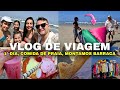 VLOG DE VIAGEM: PRAIA GRANDE, NOSSO 1° DIA, MONTAMOS BARRACA + COMIDAS DE PRAIA 🏖