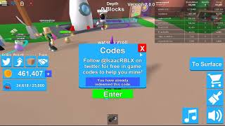 All Codes For Mining Simulator