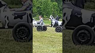 Gotta love a good country tractor ride 😆 🤣 #tractor #country #strawberryfestival#funny #wv