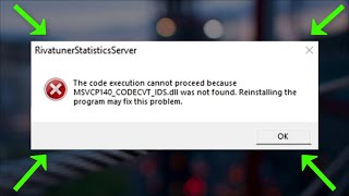 MSVCP140_CODECVT_IDS.dll Was Not Found - MSVCP140_CODECVT_IDS.dll Missing - Fix - 2022
