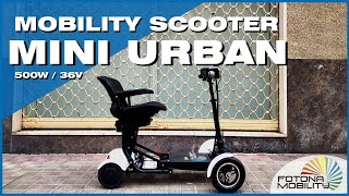 🛴 Powerful Electric Scooter MINI URBAN 500W 36V ⚡️ REVIEW | Fotona Mobility |2021