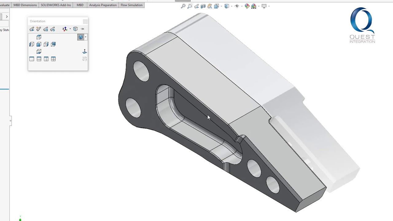 Changing Orientations In SOLIDWORKS - YouTube