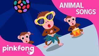 Cheeky Monkey | Animal Songs | Monkey Song | Pinkfong Songs for Children