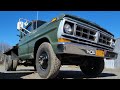 1971 Ford F350 flatbed w/360 V8 start-up