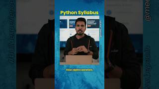 Python Syllabus for Data Analytics \u0026 Data Science