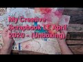 My Creative Scrapbook April 2020 LE kit - UNBOXING