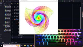 ASMR Programming - Colorful Triangle - No Talking