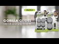 SLIDE FURNITURE EASILY ON CARPET AND TILE FLOORS: Gorilla Glides allow easy movement 1-1/4