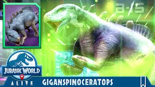 NEW UNIQUE HYBRID GIGANSPINOCERATOPS UNLOCKED (JURASSIC WORLD ALIVE)