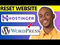 How To Reset WordPress Website in Hostinger 2024