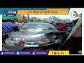 బీభత్సం సృష్టించిన కారు .. డ్రైవర్ పరార్ car hit vehicles in jubilee hills 10tv