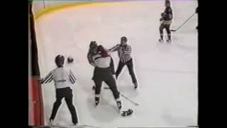 Mark Pallister vs Chris Brant BHL fight 1995-96