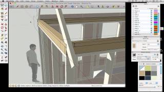 How to draw a Tiny House with Google SketchUp - Part 3