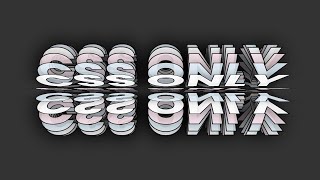 CSS Only 3D Text Rotation Animation Effects | Html CSS @OnlineTutorialsYT