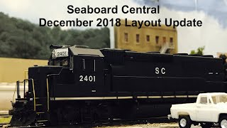 Seaboard Central December 2018 Layout Update