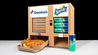 How to Make Dominos and Sprite Vending Machine from Cardboard