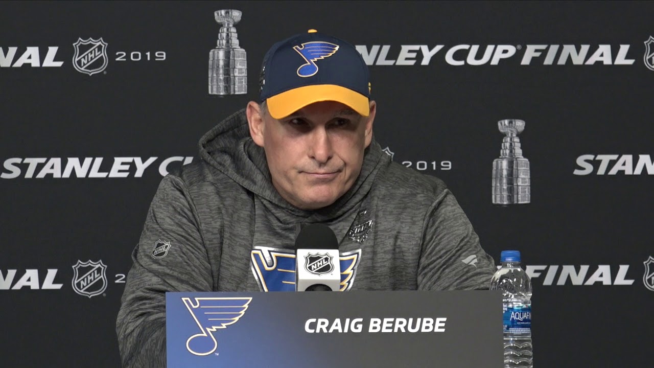 Craig Berube Stanley Cup Final Game 7 Pregame Press Conference - YouTube