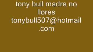 Tony Bull Madre no llores