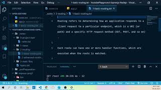 NODEJS TUTORIALS - EXPRESS JS BASIC ROUTING