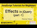 42 - Effects in jQuery (Part - 1) | jQuery Tutorials for Beginners