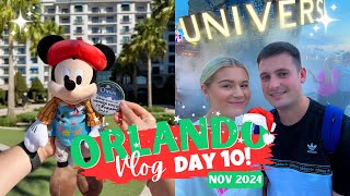 FLORIDA🇺🇸 DISNEY WORLD🏰 Day 10 - DVC, Universal Studios \u0026 Outlets • November 2024