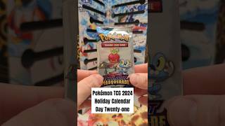 Day Twenty-one: Pokemon TCG 2024 Holiday Calendar Opening #pokemon #pokemontcg #pokemoncardopening