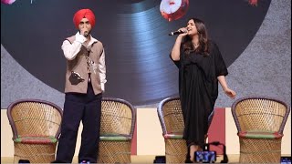 Diljit Dosanjh and Parineeti Chopra Live Singing at Amar Singh Chamkila Trailer Launch