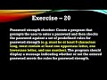 #20 Exercise - Create a Simple Password Strength Checker in Python. #python